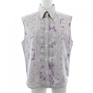 【ヴィンテージ】エルメス HERMES RODEO DES COWGIRLS ツイルレーヌ. ベスト