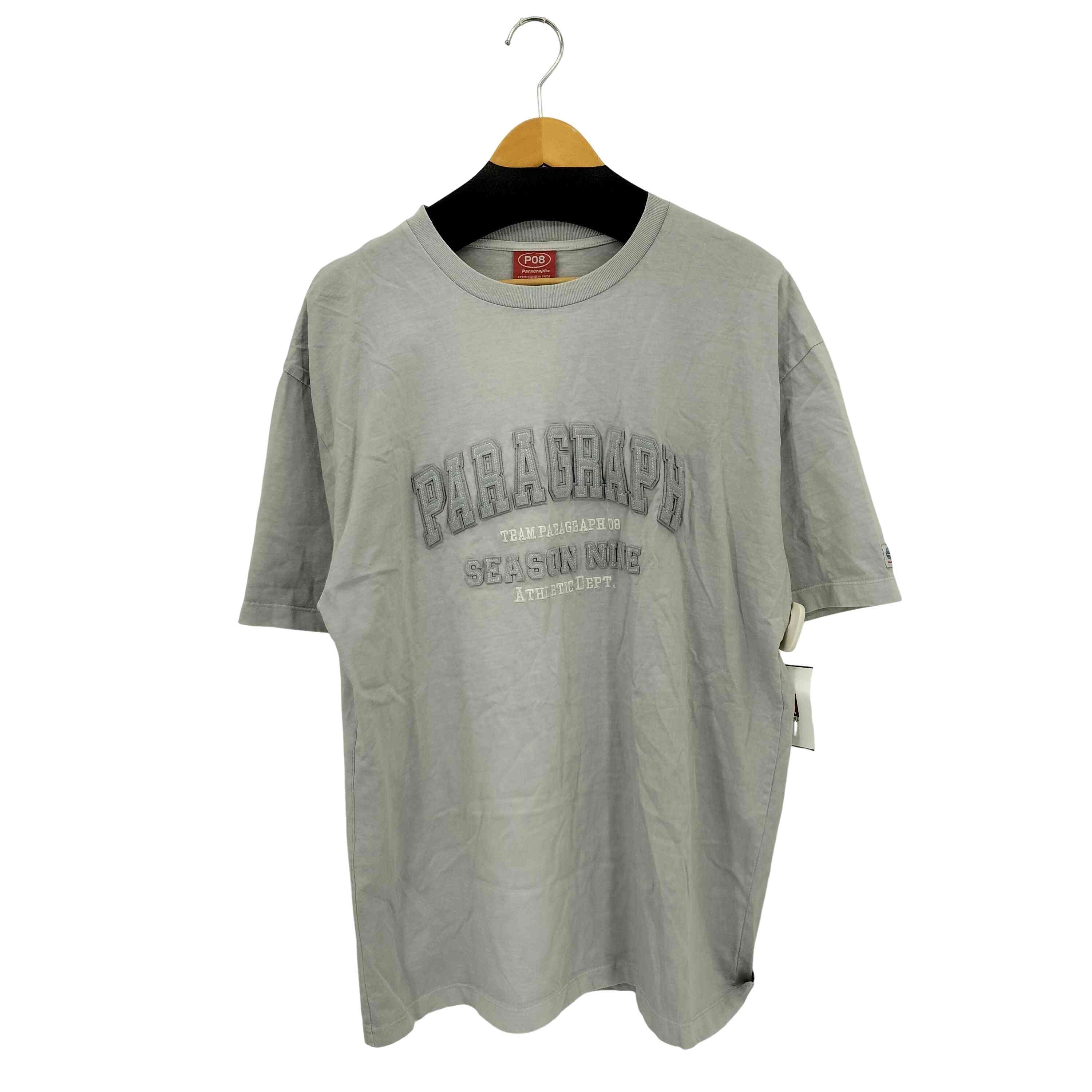 3D刺繍ロゴ クルーネックTシャツ【1141597376792】