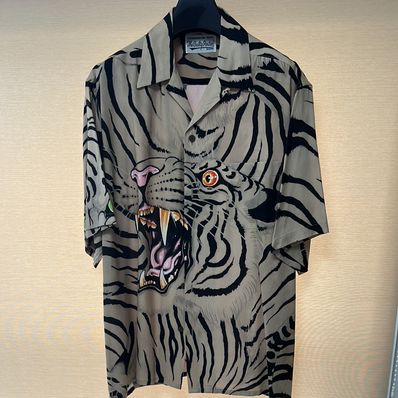 WACKO MARIA TIM LEHI / HAWAIIAN SHIRT "Beige"