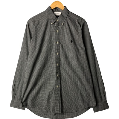古着 ラルフローレン Ralph Lauren 長袖 ボタンダウンチェックシャツ メンズL相当/eaa567998