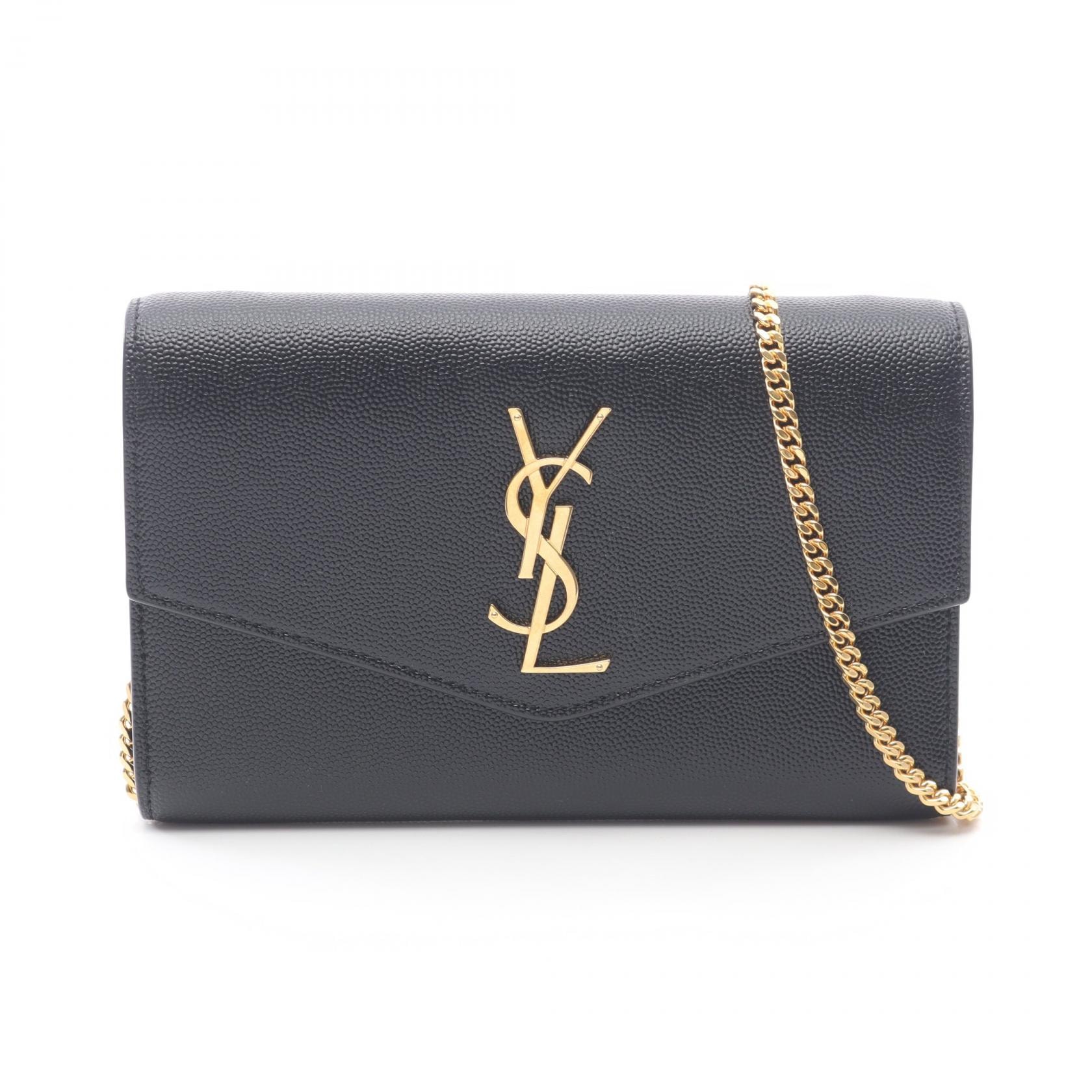 サンローランパリ SAINT LAURENT PARIS アップタウン ショルダーバッグ バッグ レザー レディース ブラック系 6077881GF0J1000 【新品】