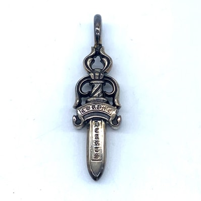 Chrome Hearts Double Dagger Pendant "Silver"