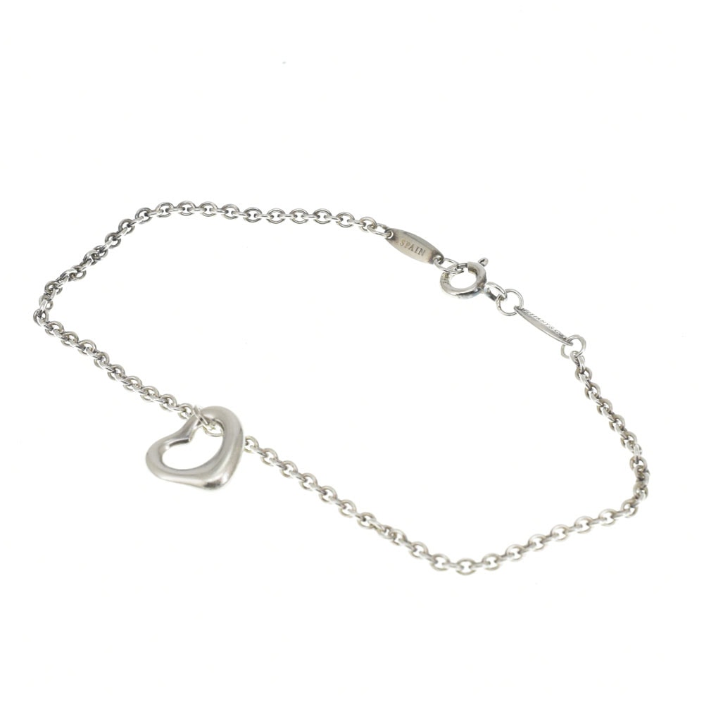 ティファニー TIFFANY&Co. オープンハート ブレスレット シルバー925 レディース S#144584