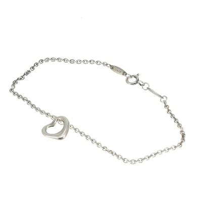 ティファニー TIFFANY&Co. オープンハート ブレスレット シルバー925 レディース S#144584