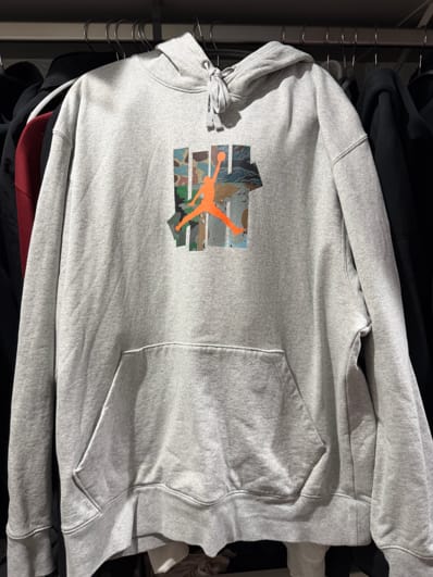 UNDEFEATED x JORDAN L/S Hoodie "Grey"