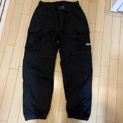 Supreme Mesh Pocket Belted Cargo Pant "Black"