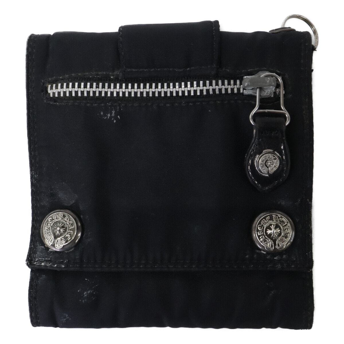 Chrome Hearts 3 Fold Nylon Wallet "Black"