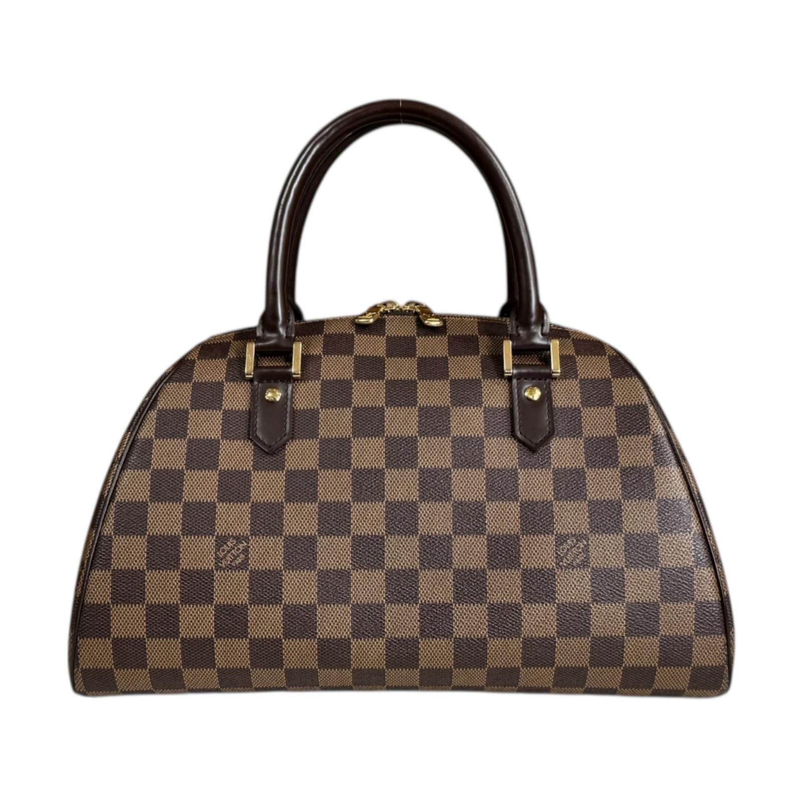 ルイヴィトン リベラMM ダミエ ハンドバッグ ダミエキャンバス N41434 ブラウン レディース LOUIS VUITTON  中古