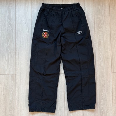 Supreme x Umbro Cotton Ripstop Track Pant (26SS) "Black"