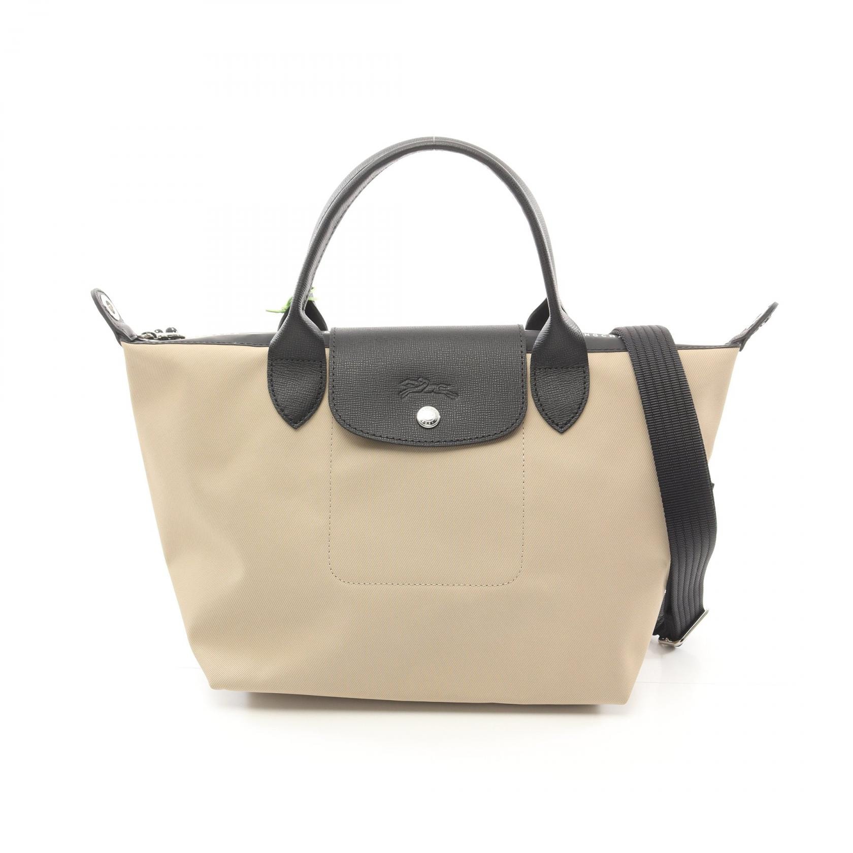 ロンシャン Longchamp ル プリアージュ エナジー S 2WAY トートバッグ バッグ キャンバス レザー レディース ベージュ系 / ブラック系 L1512HSR299 【新品】