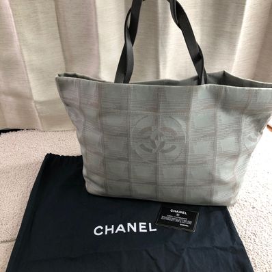 CHANEL New Travel Line Tote MM "Grey"
