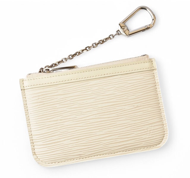ルイヴィトン 小銭入れ/キーケース/コインケース LOUIS VUITTON ミニ財布/ポシェット・クレ NM M66602 エピ イヴォワール レザー M6660J 未使用【中古】