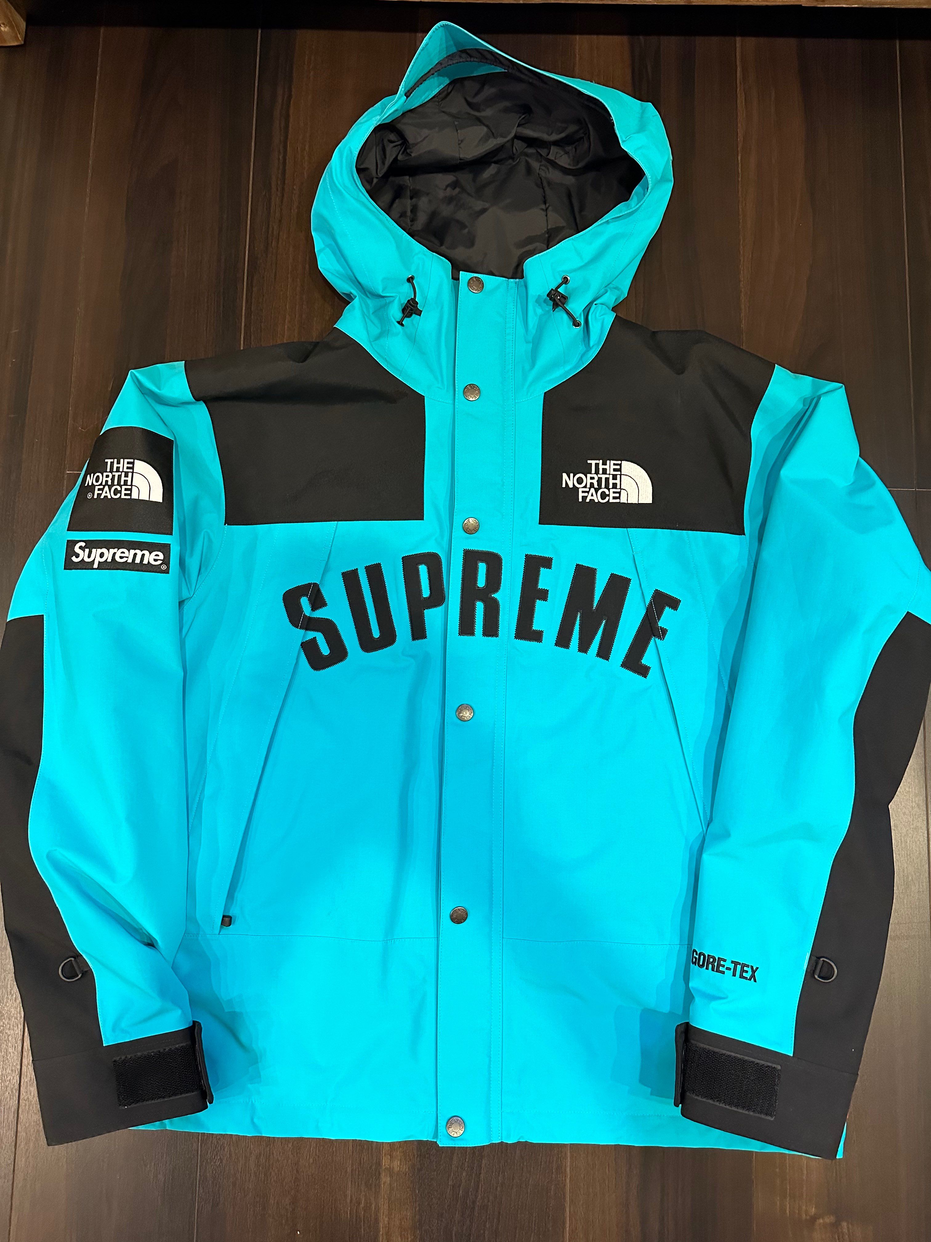 Supreme x The North Face Arc Logo Mountain Parka "Blue"