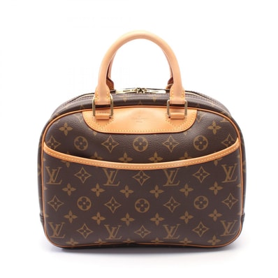 ルイ・ヴィトン LOUIS VUITTON トゥルーヴィル ハンドバッグ バッグ PVCコーティングキャンバス レザー モノグラム レディース ブラウン系 M42228 【中古】