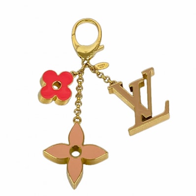 【6dc2617】ルイヴィトン キーホルダー・チャーム フルールドゥモノグラム M61012 ピンク【中古】レディース