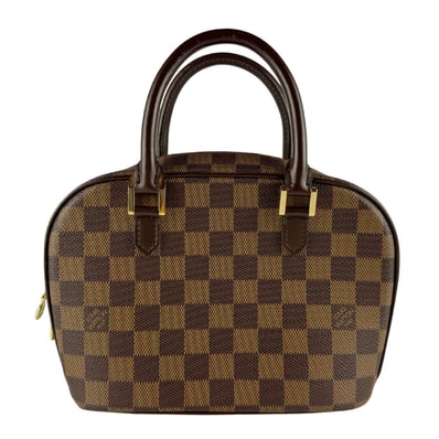 ルイ ヴィトン LOUIS VUITTON ハンドバッグ ダミエ ダミエ サリア ミニ ダミエキャンバス エベヌ レディース N51286【中古】 z9546
