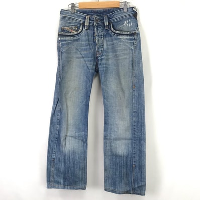 DIESEL【ディーゼル】 デニムパンツ ジーンズ【W26/レディース/股下69cm/blue】BUSKY/ブーツカット/ズボン/ボトムス/Trouser◆BJ028-d