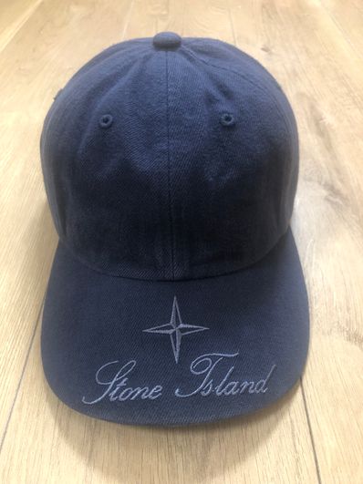 Supreme / Stone Island Denim 6-Panel "Navy"