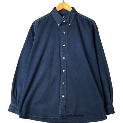 古着 ラルフローレン Ralph Lauren BLAKE 長袖 ボタンダウンシャツ メンズL相当/eaa573119