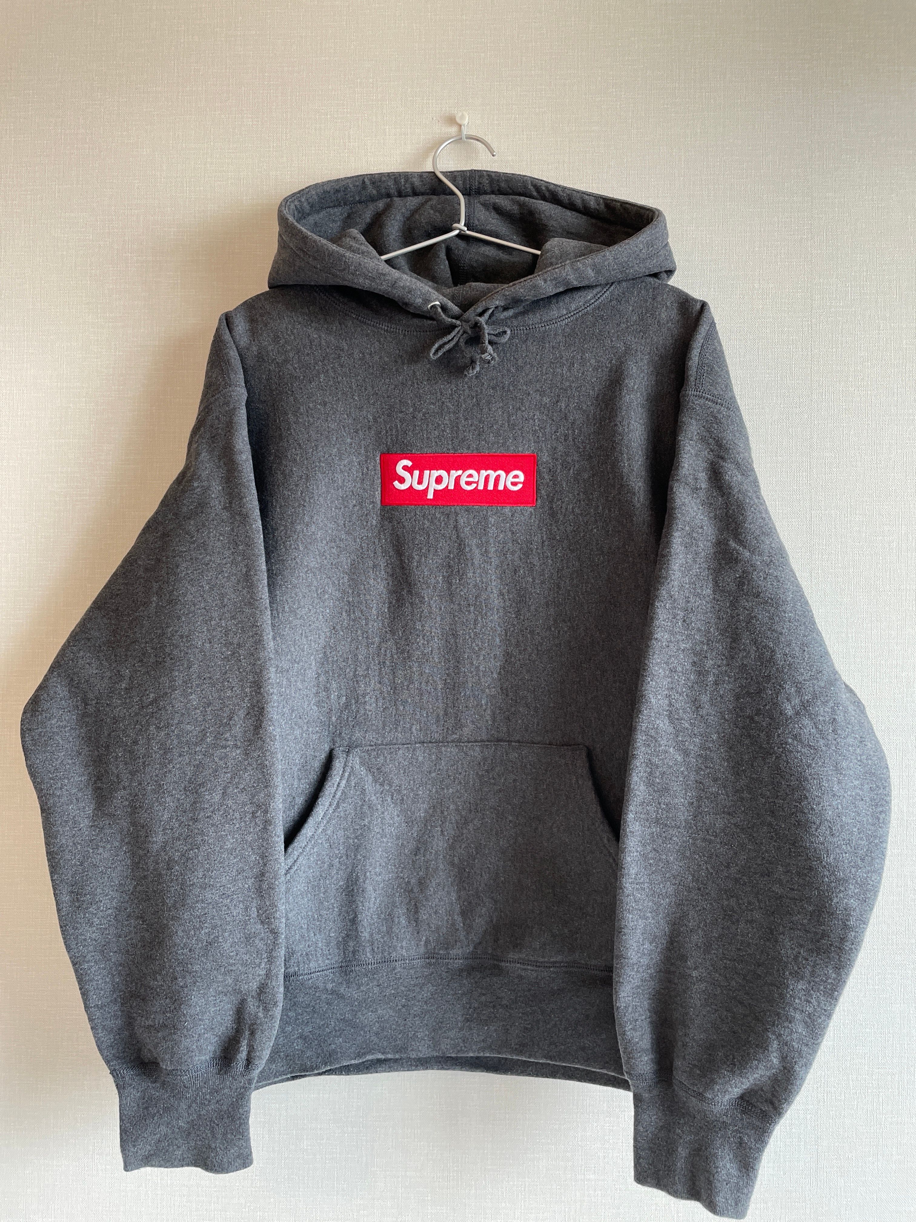 Supreme Box Logo Hooded Sweatshirt "Charcoal" (21FW)