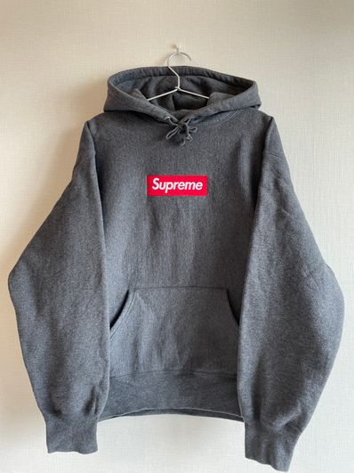 Supreme Box Logo Hooded Sweatshirt "Charcoal" (21FW)