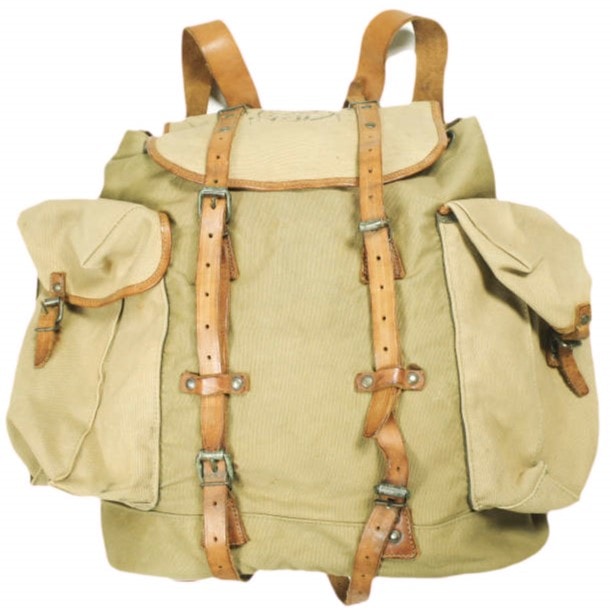 RRL ダブルアールエル イタリア製 CANVAS BAG PACK フィールドバックパック ベージュ/ブラウン Double RL リュック バッグ カバン g24697