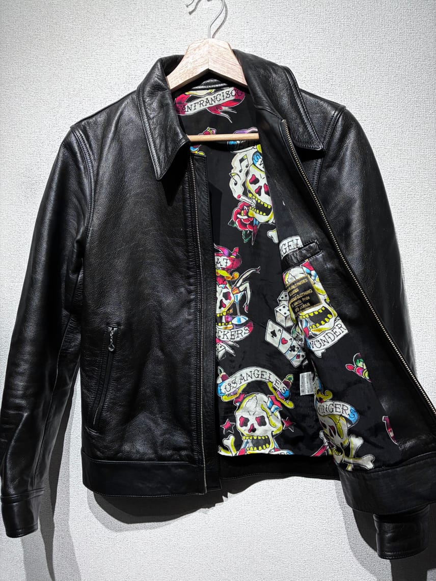 B (目立った傷や汚れなし)】美品 WACKO MARIA ワコマリア レザー B (目立った傷や汚れなし)】美品 WACKO MARIA ワコマリア レザー