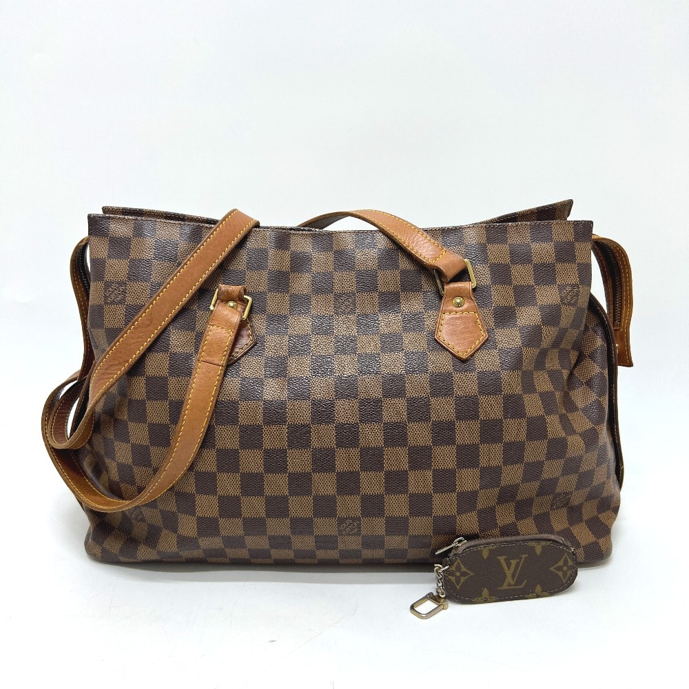 ルイヴィトン LOUIS VUITTON コロンビーヌ N99037  ダミエ トートバッグ 肩掛け 100周年記念 カバン バッグ ショルダーバッグ ダミエキャンバス エベヌ ブラウン