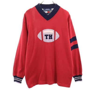 TOMMY HILFIGER 90s 長袖 Vネック Tシャツ