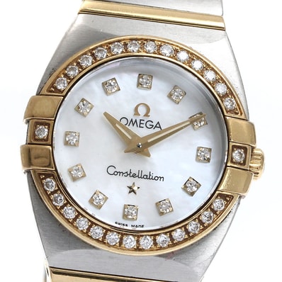 オメガ コンステレーション ダブルイーグル レディース 【中古】