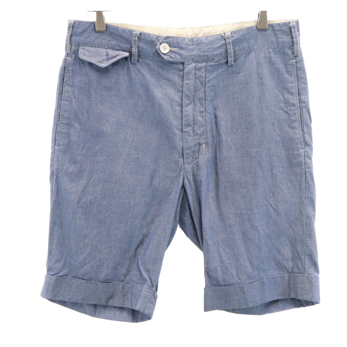 Engineered Garments エンジニアードガーメンツ USA製 シャンブレー ショートパンツ W32 ブルー