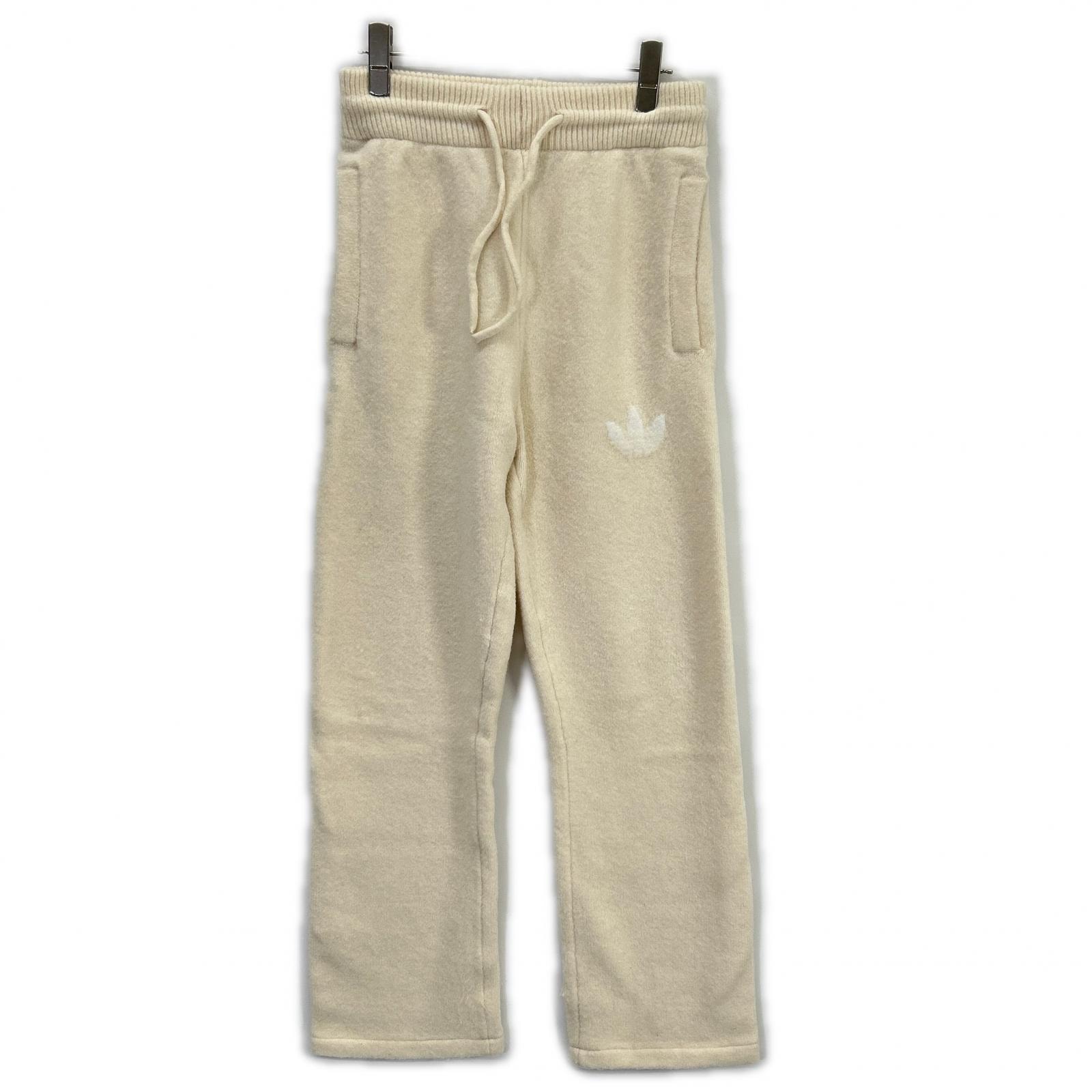 アディダス KF2536 ホワイト アスレチック デプト ニットパンツ XS