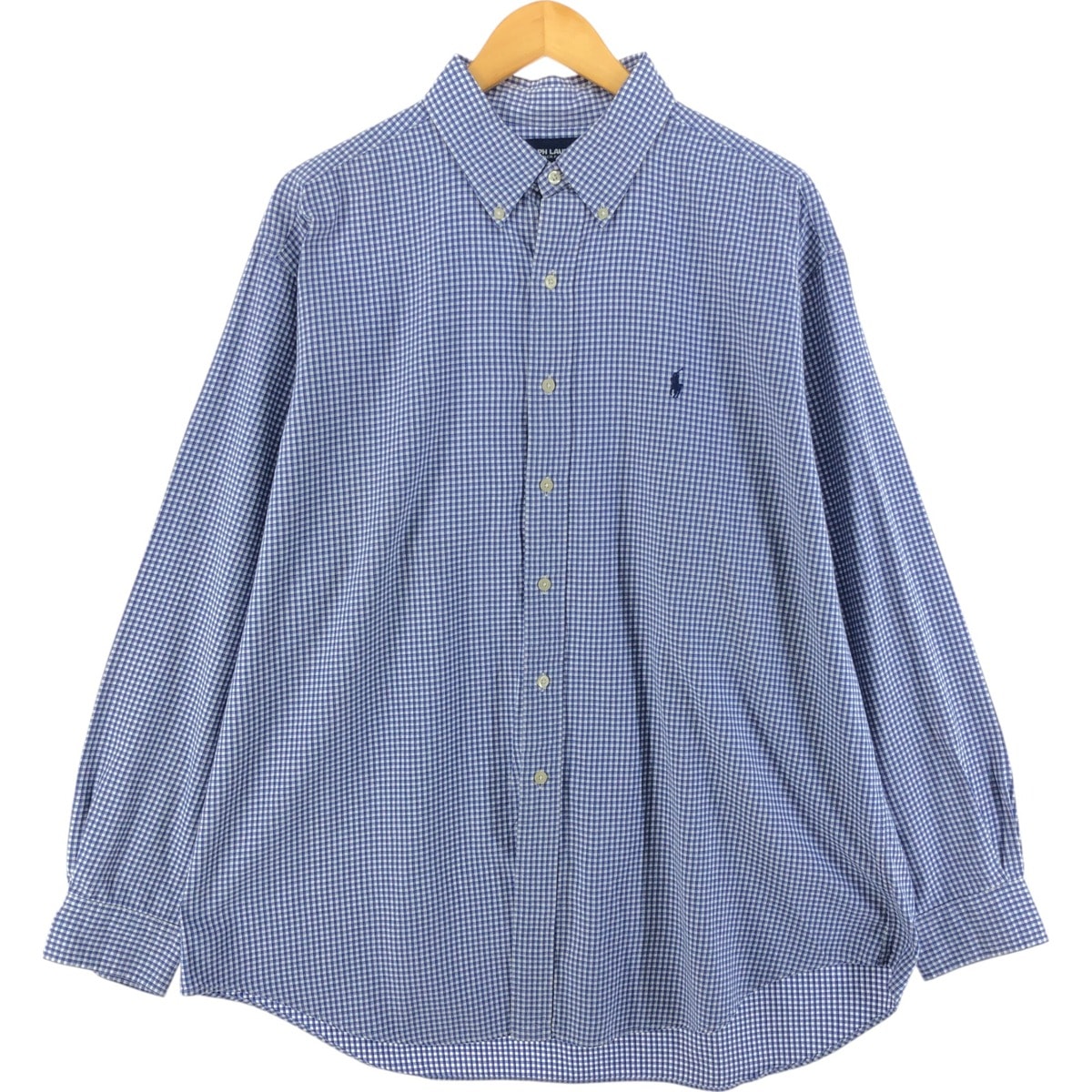 古着 ラルフローレン Ralph Lauren RALPH LAUREN GOLF TILDEN 長袖 ボタンダウンチェックシャツ メンズXL相当/eaa521598