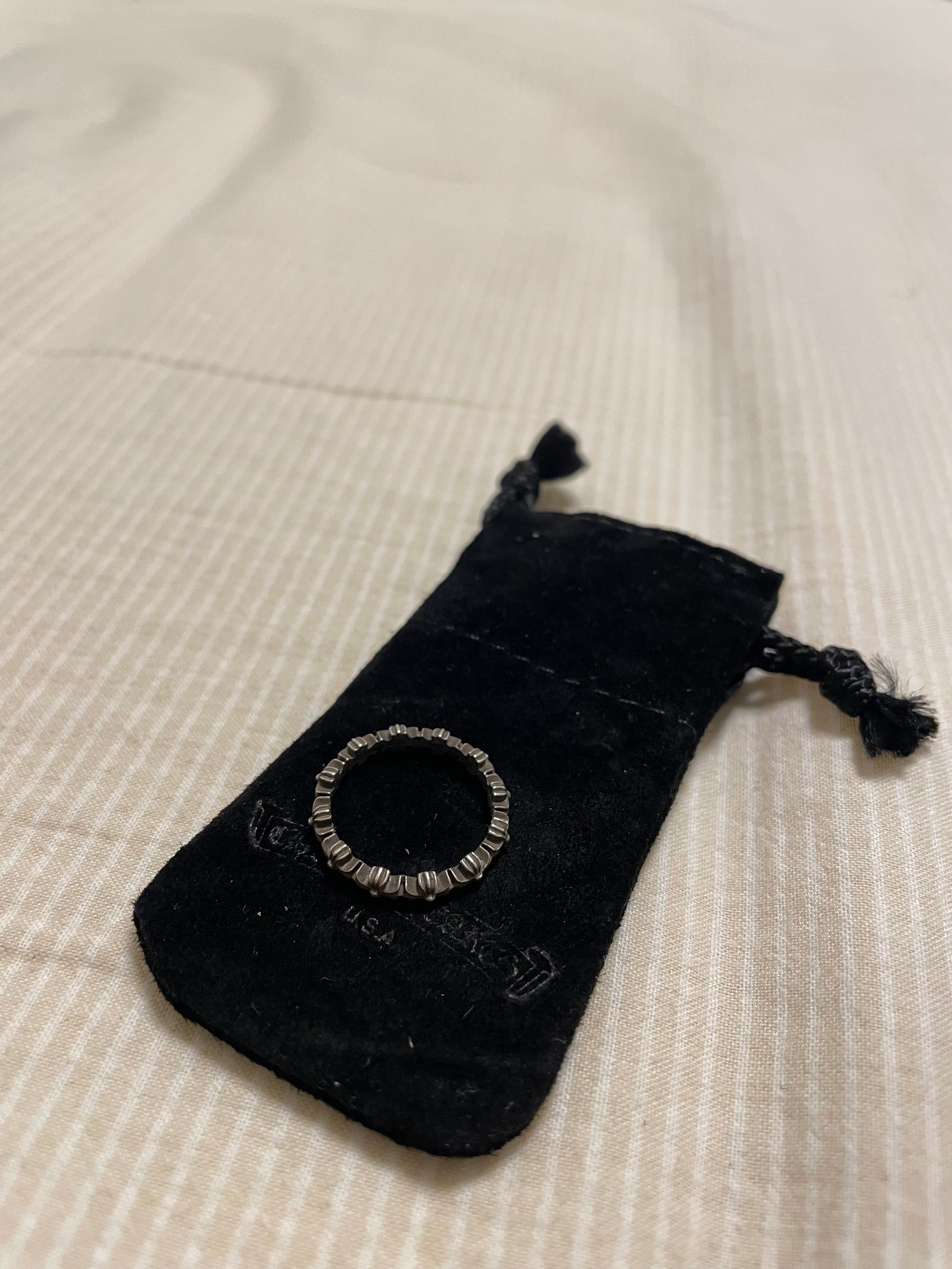 Chrome Hearts Tiny E CH Plus Band Ring "Silver"