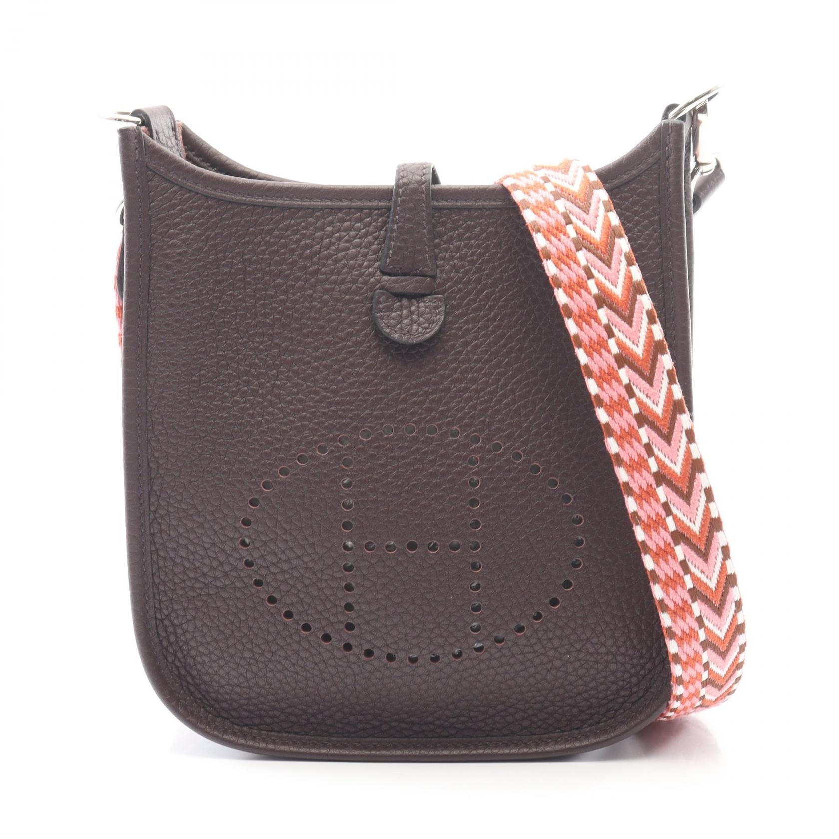 エルメス HERMES エヴリンTPM アマゾン ショルダーバッグ バッグ レザー トリヨンクレマンス トリヨンクレマンス ルージュセリエ U刻印(2022年製造) レディース ボルドー系 【中古】