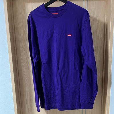 Supreme Small Box L/S Tee "Purple" (24FW)