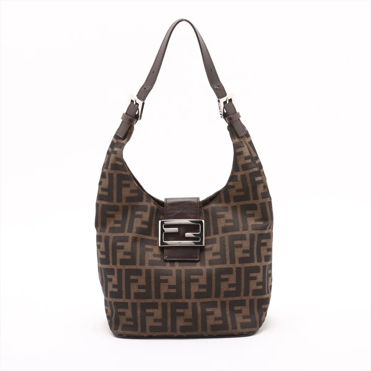 ■美品 フェンディ ズッカマンマバケットショルダーバッグ