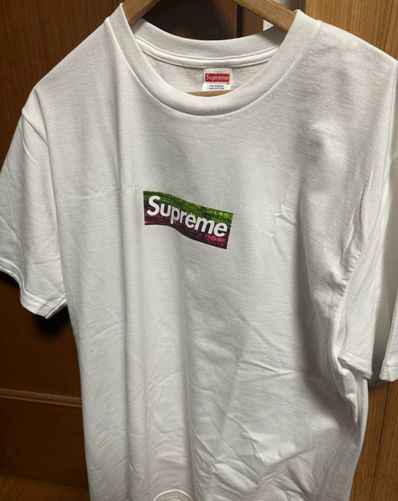 Supreme Los Angeles Fire Relief Box Logo Tee "White"