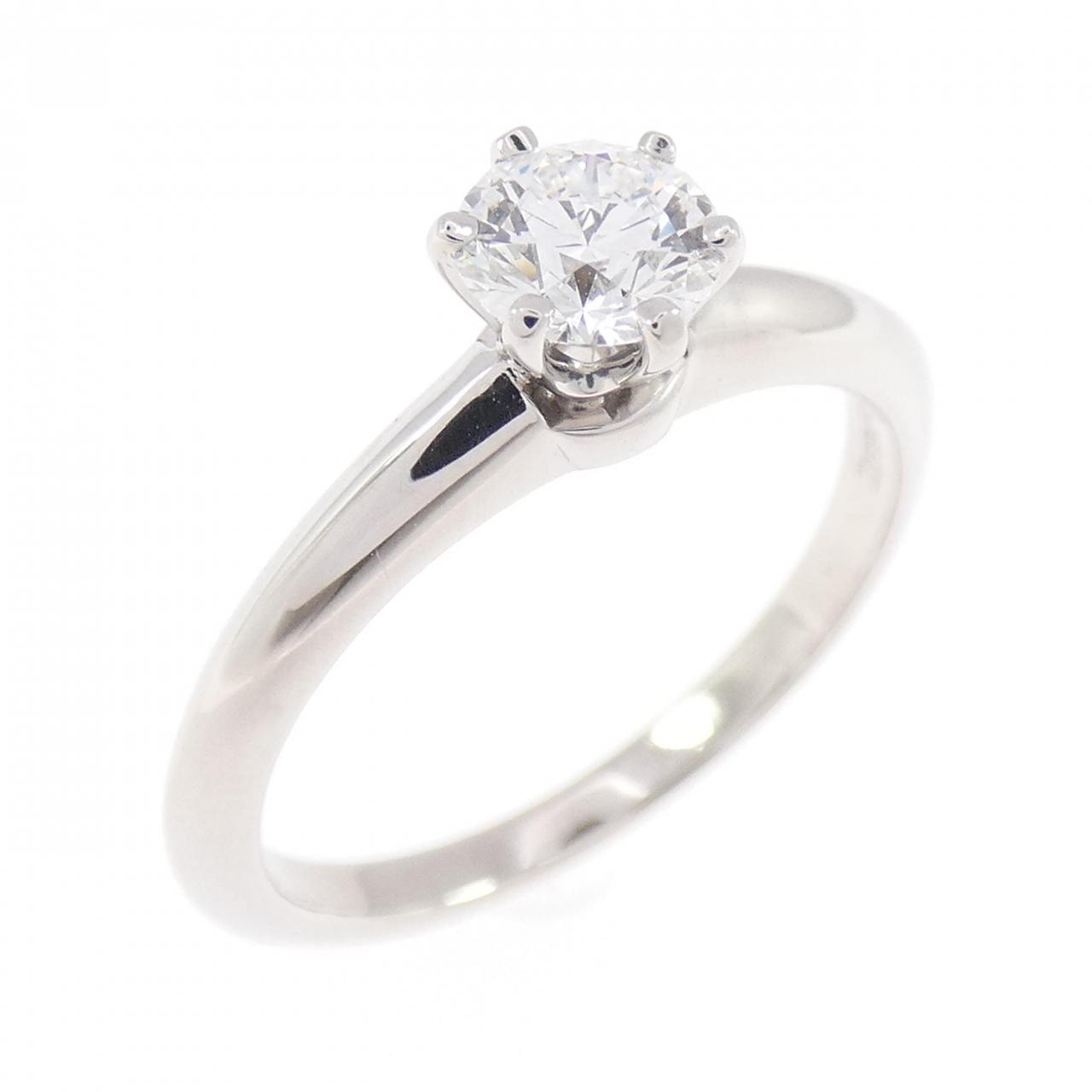 ティファニー クラシックソリティア リング 0.43CT D VS1