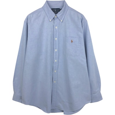 古着 ラルフローレン Ralph Lauren CLASSIC FIT 長袖 ボタンダウンシャツ メンズXL相当/eaa661010