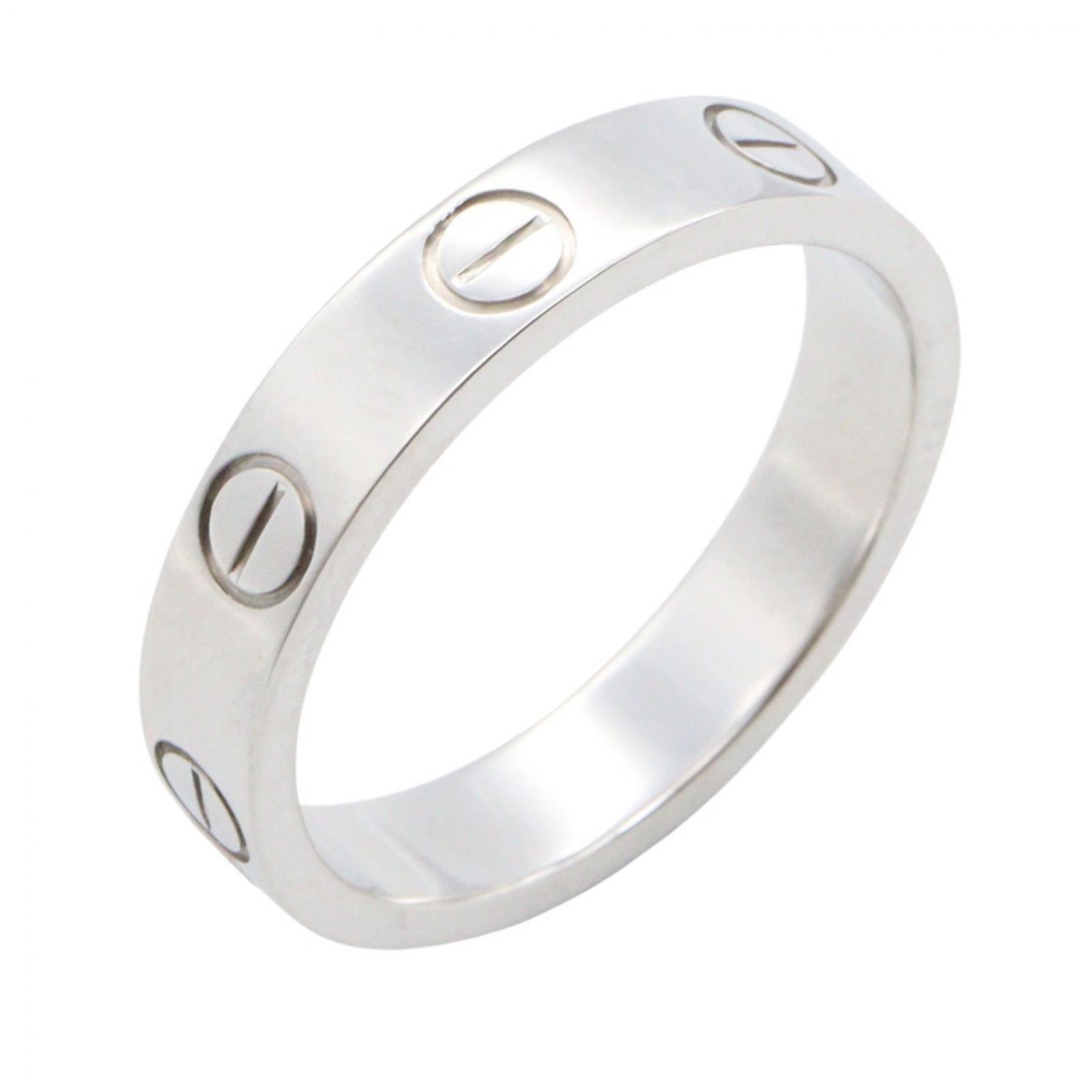 カルティエ CARTIER ミニラブリング リング・指輪 ジュエリー K18WG(ホワイトゴールド) レディース シルバー系 B4085100 【中古】
