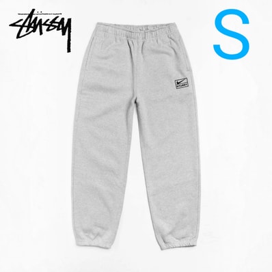Stussy x Nike Fleece Pant "Grey Heather" (US Size) FN5231-050