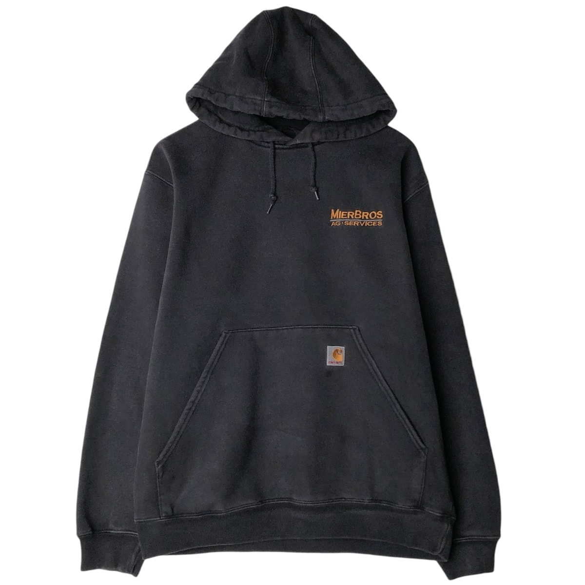 古着 カーハート Carhartt MIERBROS AG SERVICES スウェットハーフジップパーカー メンズL相当/eaa626921