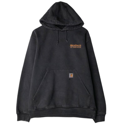 古着 カーハート Carhartt MIERBROS AG SERVICES スウェットハーフジップパーカー メンズL相当/eaa626921