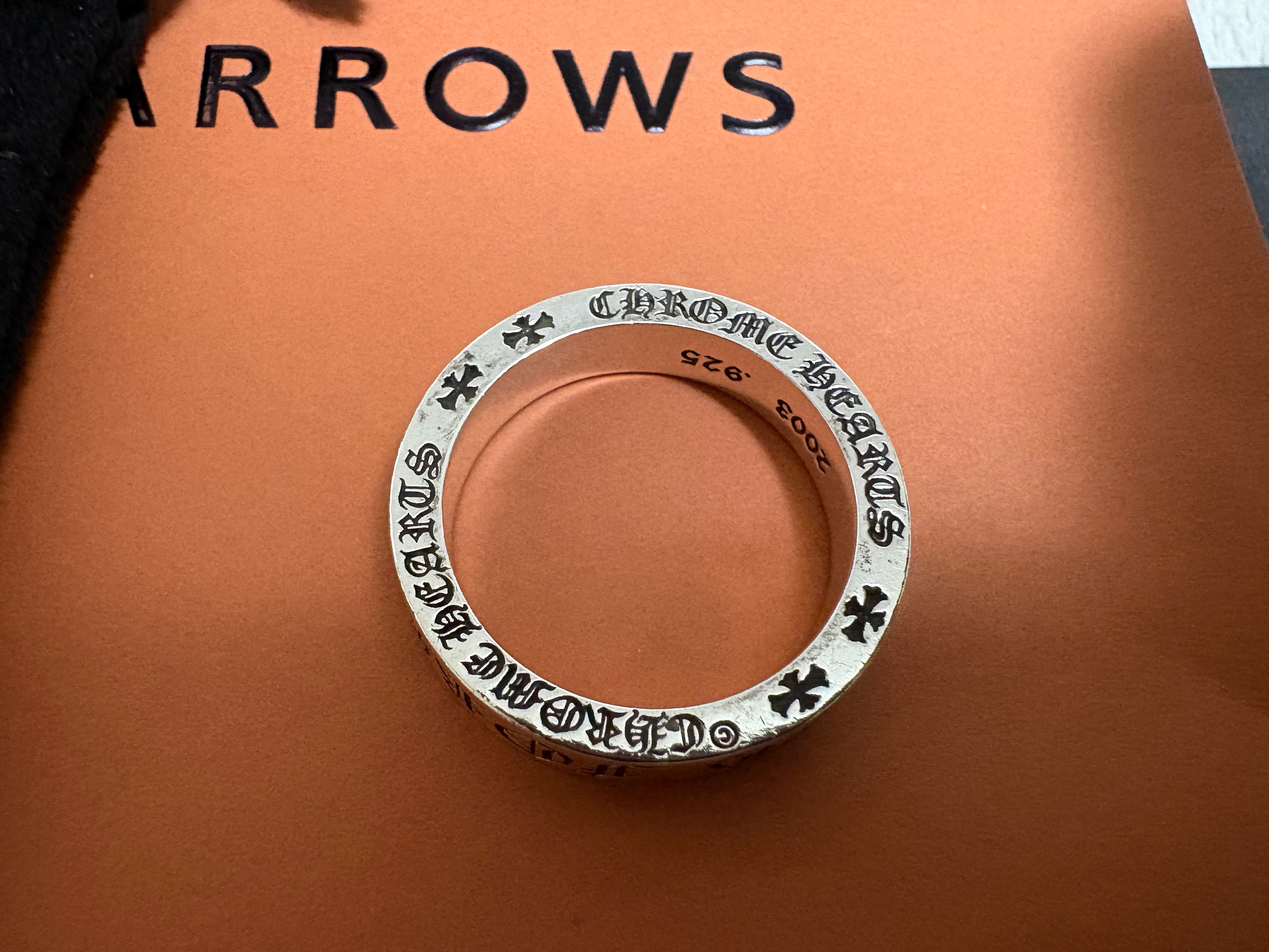 Chrome Hearts 6mm Spacer Ring FOREVER "Silver"