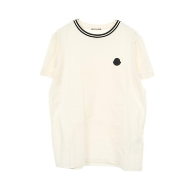 モンクレール MONCLER 半袖Tシャツ 衣料品 トップス コットン メンズ ホワイト系 / ブラック系 【中古】