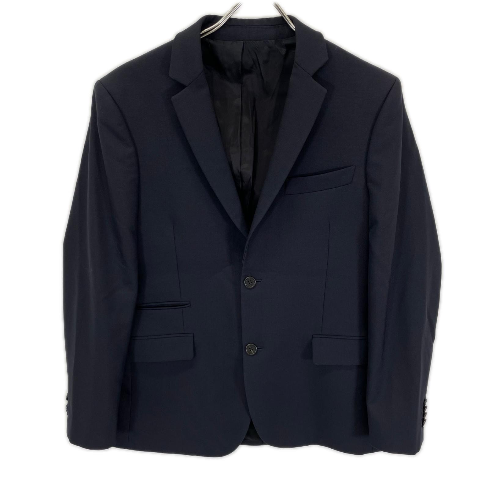 ステラマッカートニー ネイビー 2b ウール テーラードジャケット 46