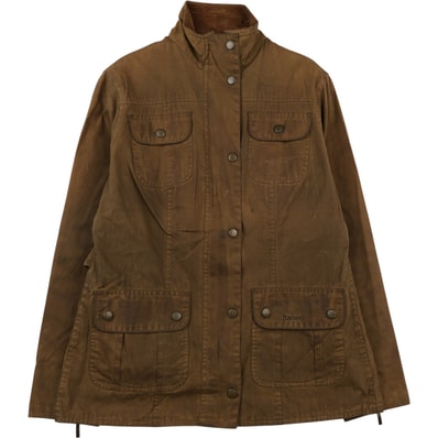 古着 00年代 バブアー Barbour WAX UTILITY 3ワラント ワックスコットン オイルドジャケット レディースM相当/eaa612899
