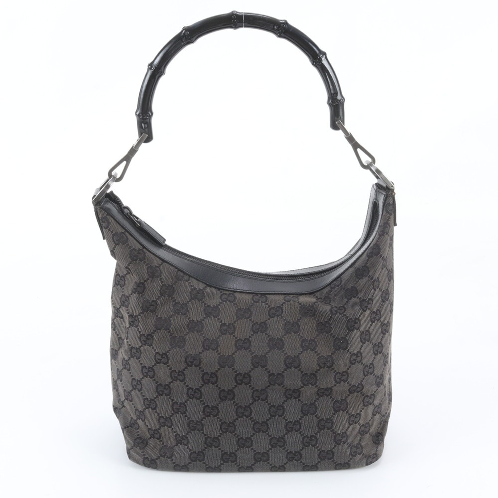 ■美品 グッチ バンブーGG キャンバス 000 0531 ショルダーバッグ