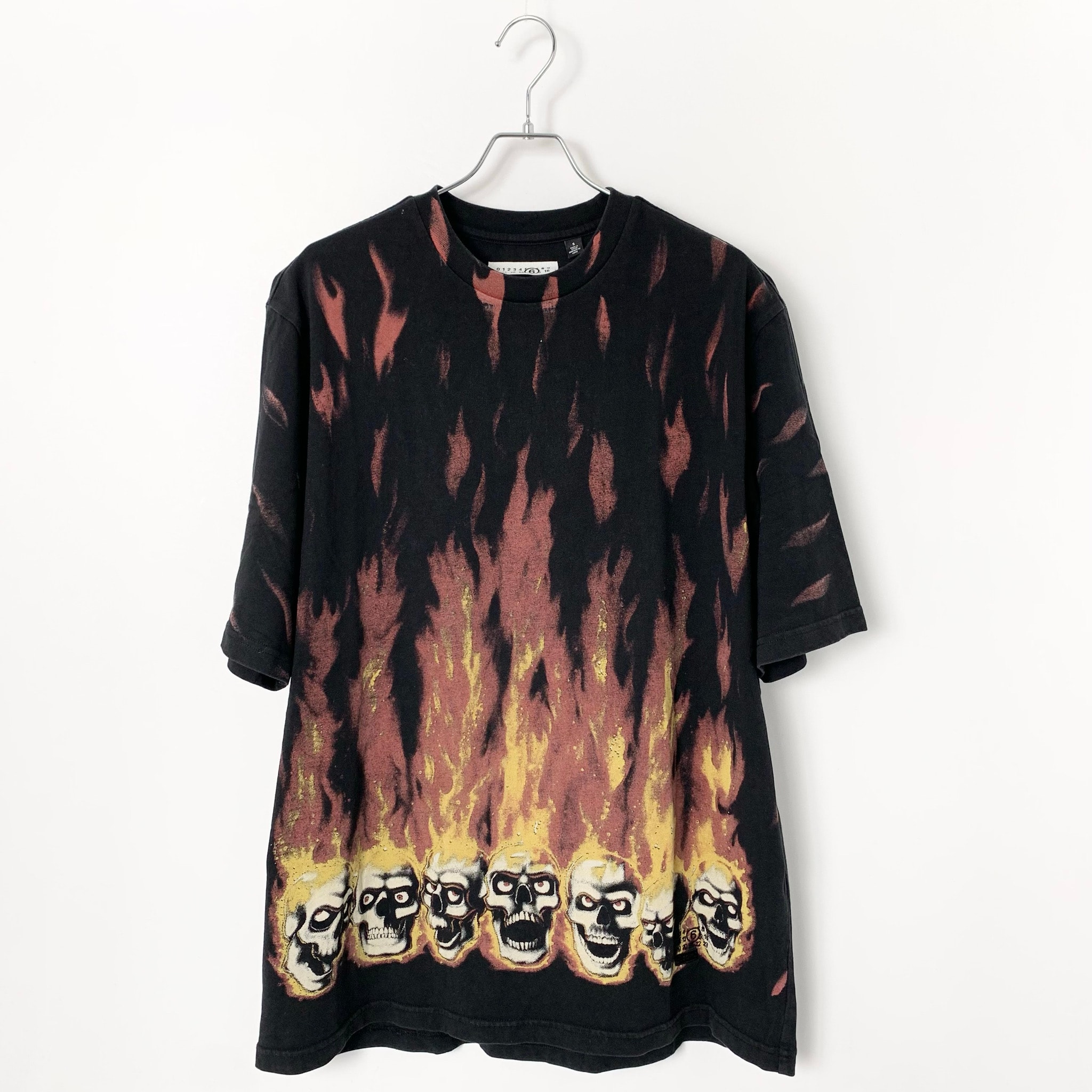 Supreme x MM6 Maison Margiela Liquid Blue Oversized Tee "Black"